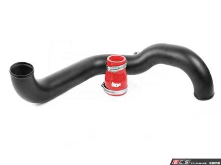 ES#3610537 - FMMK7DPRD - High Flow Turbo Outlet Pipe - Red Hose - Features a 1-piece, high flow design - Forge - Audi Volkswagen