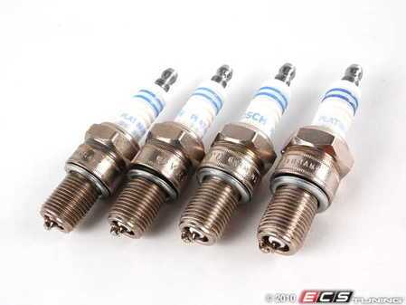 ES#262963 - W6DP0-4 - Spark Plugs - Set Of Four (WR6DP0) - The OE plug on G60 engines. - Bosch - Volkswagen
