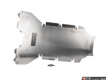 ES#3610310 - 023781ecs02KT - Audi B9 S4 Tunnel Street Shield Aluminum Skid Plate - Protect your vehicle's tunnel and improve aerodynamics - ECS - Audi