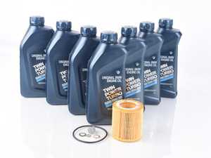 ES#3135658 - 11137535106-2KT - Genuine BMW Oil Change Kit / Inspection I - S55 - Everything needed for an oil service including Genuine BMW Twin Power Turbo oil - Genuine BMW - BMW
