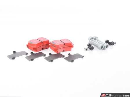 ES#3536851 - 025997ECS0356KT - Performance Rear Brake Service Kit (253x10) - Featuring ECS V5 slotted rotors with black-zinc coating and ECS EP24 "Enthusiast Performance" pads. - Assembled By ECS - Audi Volkswagen