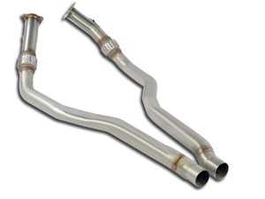 ES#3610642 - 777712 - Supersprint Front Pipe Kit - Non-Resonated  - Left and right side front pipe kit - Replaces OEM front muffler sections after catalytic converters - Supersprint - Audi