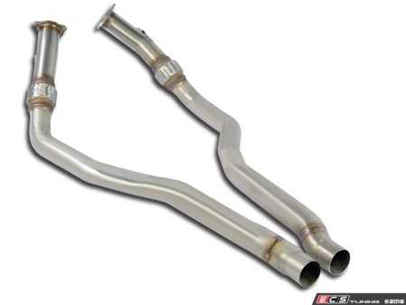 ES#3610642 - 777712 - Supersprint Front Pipe Kit - Non-Resonated  - Left and right side front pipe kit - Replaces OEM front muffler sections after catalytic converters - Supersprint - Audi