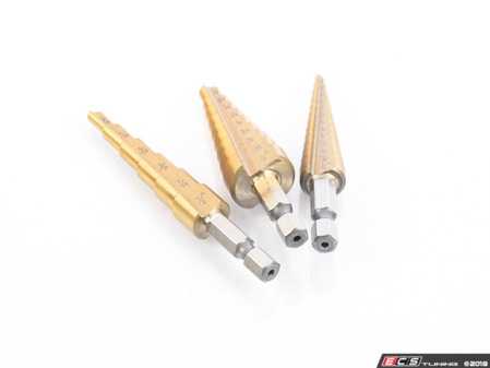 ES#2937979 - AST9445 - STEP DRILL BIT SET - Cut is fast and clean with Titanium Step Drills - Astro Pneumatic - Audi BMW Volkswagen Mercedes Benz MINI Porsche