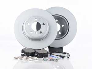ES#3490721 -  34216775289KT - Rear Brake Service Kit - Featuring Zimmermann coated rotors and Pagid brake pads - Assembled By ECS - BMW
