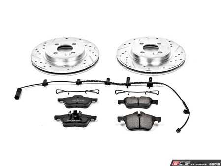ES#3990437 - K7977 - Z23 Evolution Brake Kit - Front Pair 11.10" (282x22) - Proven performance with minimal dust - Power Stop - MINI