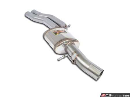 ES#3612072 - 777703 - Center Exhaust Section - Resonated  - Stainless exhaust mid-section with resonator - To be used with Supersprint 777753 and 777712 or 777732 - Supersprint - Audi