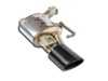 ES#3612085 - 777535 - Rear Valved Muffler Assembly With Black/Chrome Tips - Left  - Stainless muffler equipped with in-house developed Supersprint flaps, controlled by existing Audi electric servo motors from factory system - Supersprint - Audi