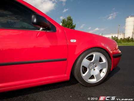 ES#2075225 - VW03-GO01-B-A - Textured European Door Rub Strip Kit  - (NO LONGER AVAILABLE) - Textured style door rub strips to set your car apart from the rest. - ECS - Volkswagen