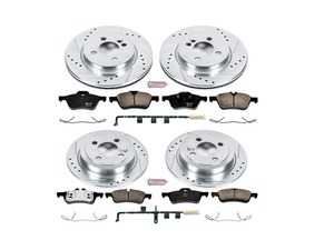 ES#3157567 - K6298 - Z23 Evolution Sport Performance Rear Brake Service Kit - Front And Rear - Proven performance with minimal dust - Power Stop - MINI