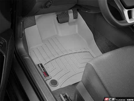 ES#3570200 - 4613171 - Front FloorLiner DigitalFit - Gray - Laser measured for perfect fitment and ultimate protection against moisture and debris - WeatherTech - Volkswagen