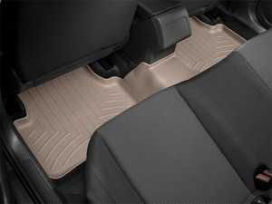 ES#3612137 - 4513172 - Rear FloorLiner DigitalFit - Tan - Laser measured for perfect fitment and ultimate protection against moisture and debris - WeatherTech - Volkswagen