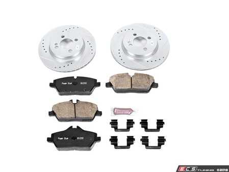 ES#3157712 - K6739 - Z23 Evolution Sport Performance Front Brake Service Kit (280x22) - Proven performance with minimal dust - Power Stop - MINI