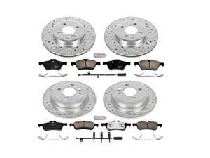 ES#3157344 - K5725 - Z23 Evolution Sport Performance Brake Service Kit - Front And Rear - Proven performance with minimal dust - Power Stop - MINI