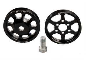 ES#3612188 - CTS-HW-0092 - Lightweight Underdrive Pulley Set - Includes a new power steering and crank pulley that allows you to use a stock belt - CTS - Volkswagen