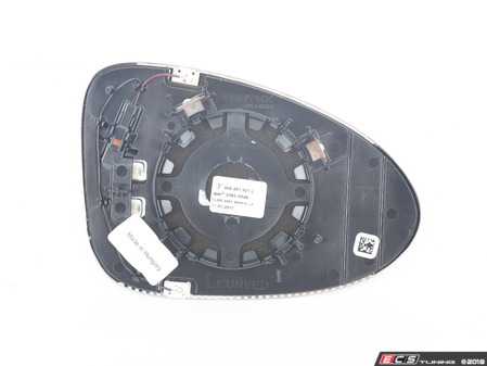 ES#3288795 - 95B857521L - Heated Door Mirror Glass - Aspherical Blind Spot Mirror - Left side fitment for vehicles with auto-dimming mirrors - Genuine Porsche - Porsche