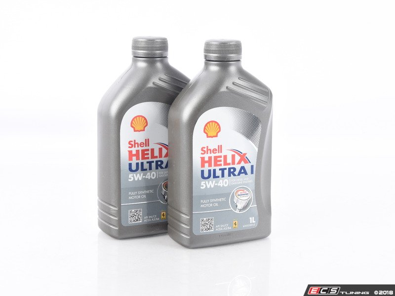 Shell - 550040KT - Shell Helix Ultra 5W-40 Synthetic Engine Oil - 6 ...