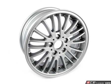 ES#64682 - 36113401198 - 17" V-Spoke Style 110 Wheel - Priced Each - (NO LONGER AVAILABLE) - 17x7 ET39 72.6CB - Genuine BMW - 