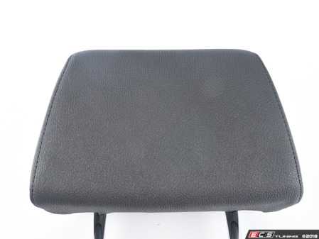 ES#2217677 - 52107255871 - Leather Headrest - Black - Genuine BMW - BMW