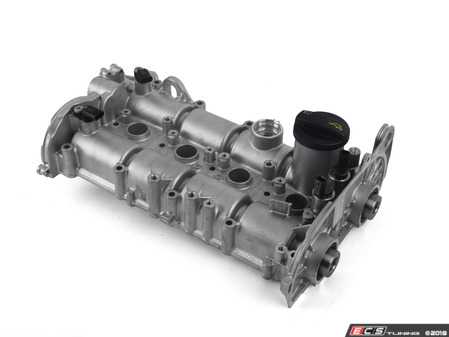 ES#2925721 - 04E103469AM - Valve Cover Module - With Camshafts - Replacement for camshafts or damaged valve cover - Genuine Volkswagen Audi - Volkswagen