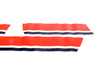 ES#1885192 - 51142162126 - Set of Laurel Edition Decor - Red/Blue - (NO LONGER AVAILABLE) - Set for the hood, roof, and trunk - Genuine MINI - 
