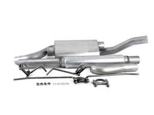 ES#3175714 - 253418TB - 2.5" Aluminized Cat-back for Techtonics Downpipe - With Hidden Tip  - Featuring Borla muffler - Techtonics Tuning - Volkswagen