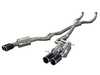 ES#2985589 - 49-36317-C - Cat Back Exhaust System - Carbon Fiber Tips - Mandrel-bent stainless steel with carbon fiber tips - AFE - BMW