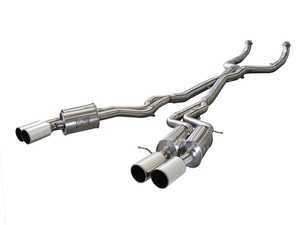 ES#2985590 - 49-36317-P - Cat Back Exhaust System - Mandrel-bent stainless steel with polished tips - AFE - BMW