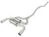 ES#2985598 - 49-36326-P - Cat Back Exhaust System - (NO LONGER AVAILABLE) - Mandrel-bent stainless steel with polished tips - AFE - 