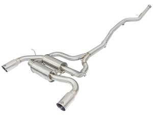 ES#2985598 - 49-36326-P - Cat Back Exhaust System - (NO LONGER AVAILABLE) - Mandrel-bent stainless steel with polished tips - AFE - 