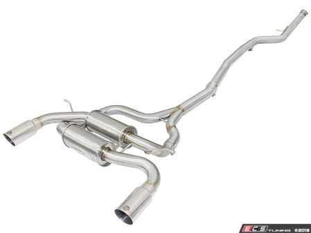 ES#2985598 - 49-36326-P - Cat Back Exhaust System - (NO LONGER AVAILABLE) - Mandrel-bent stainless steel with polished tips - AFE - 