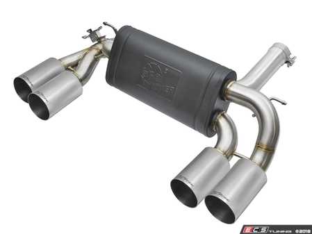 ES#3176693 - 49-36333-P - MACH Force-Xp Axle-Back Exhaust System - Stainless steel axle-back exhaust with 4" polished tips for maximum sound & performance - AFE - BMW
