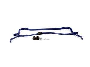 ES#3536772 - 72368 - Performance Front & Rear Sway Bar Kit - Includes front (32mm) and rear (20mm) adjustable sway bars with required bushings - H&R - Audi