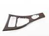 ES#83807 - 51167137484 - Center Console Trim - Burr Walnut - Genuine BMW replacement trim. For vehicles with iDrive. - Genuine BMW - BMW