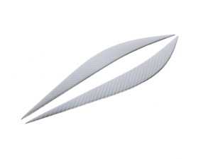 ES#3424125 - BM-0239-CF - Carbon Fiber Headlight Covers - Eyelids give your exterior a subtle carbon fiber accent - AUTOTECKNIC - BMW