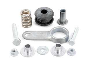ES#3612813 - 8d0253295cKT1 - Downpipe Exhaust Hanger Kit - Includes all of the hardware to assemble the downpipe hanger - Genuine Volkswagen Audi - Audi