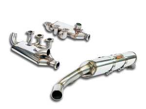 ES#3613590 - 247631KT - 75-89 911 Sport Exhaust System - With Heat Exhangers - Equal length headers with 3 into 1 flat manifolds, made from 304 stainless steel - Supersprint - Porsche