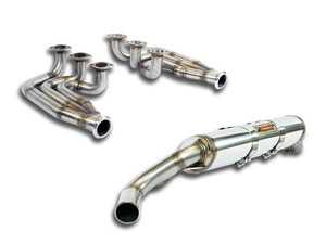 ES#3613591 - 247601KT - 75-89 911 Race Exhaust System - Without Heat Exhangers - Equal length headers with 3 into 1 flat manifolds, made from 304 stainless steel - Supersprint - Porsche