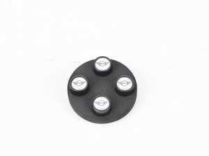 ES#2543389 - 36110429653 - MINI Wings Logo Valve Stem Black Caps Set - Set Of 4 - Get the MINI Wings and replace those black caps ; New Version updated logo - Genuine MINI - MINI