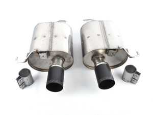 ES#3149161 - D660-0051-BLK - Stainless Axle-Back Exhaust - Black Tips - Civilized performance for the discerning enthusiast - +6HP/+5TQ - Dinan - BMW