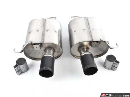 ES#3149161 - D660-0051-BLK - Stainless Axle-Back Exhaust - Black Tips - Civilized performance for the discerning enthusiast - +6HP/+5TQ - Dinan - BMW