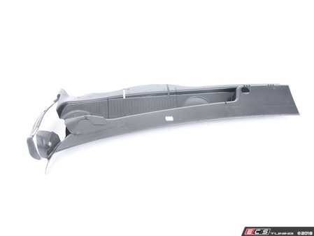 ES#2205392 - 7P6819402D - Windshield Cowl / Rain Tray - Right - Located at the base of the windshield - Genuine Volkswagen Audi - Volkswagen