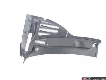 ES#2087775 - 7P6819401B - Windshield Cowl / Rain Tray - Left - Located at the base of the windshield - Genuine Volkswagen Audi - Volkswagen