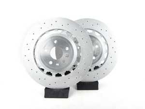 ES#3551441 - 8v0615301rKT - Front Brake Rotors - Pair (370x34) - Restore the stopping power in your vehicle - Genuine Volkswagen Audi - Audi