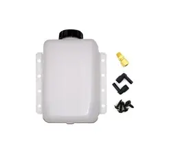 1 Gallon Methanol Tank - Clear/White