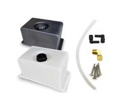 ES#4714682 - 2G-ULPMT - 2 Gallon Low Profile Universal Methanol Tank - Integrated pump mount for a super clean install. Available in two colors. - Burger Motorsports - Audi BMW Volkswagen Mercedes Benz MINI Porsche