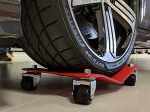 ES#3604733 - MERM998002 -  6,000lb. 12x16in. Car Dollys - Set Of 4 - Move your car around with ease in any direction with these 12"x16" wheel dollys - Merrick Machine  - Audi BMW Volkswagen Mercedes Benz MINI Porsche