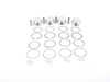 ES#3509366 - JE18T242926 - JE Performance Piston Set - Includes rings, wire locks, and wrist pins - 81.5mm bore (0.5mm overbore), 8.5:1 CR, 86.4mm stroke (stock) - JE Piston - Audi Volkswagen