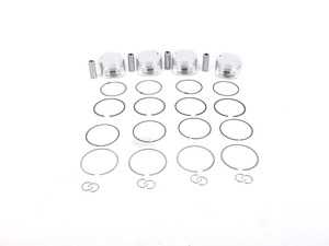 ES#3509366 - JE18T242926 - JE Performance Piston Set - Includes rings, wire locks, and wrist pins - 81.5mm bore (0.5mm overbore), 8.5:1 CR, 86.4mm stroke (stock) - JE Piston - Audi Volkswagen