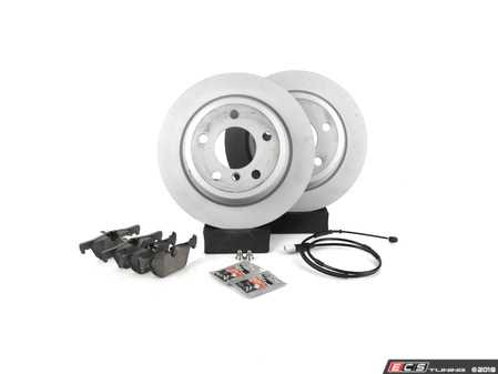 ES#3610538 - 34106799801KT - Rear Brake Service Kit  - Featuring ECS V5 rotors and ECS DD23 ceramic pads. - Assembled By ECS - BMW